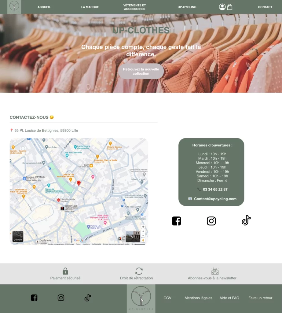 Page contact